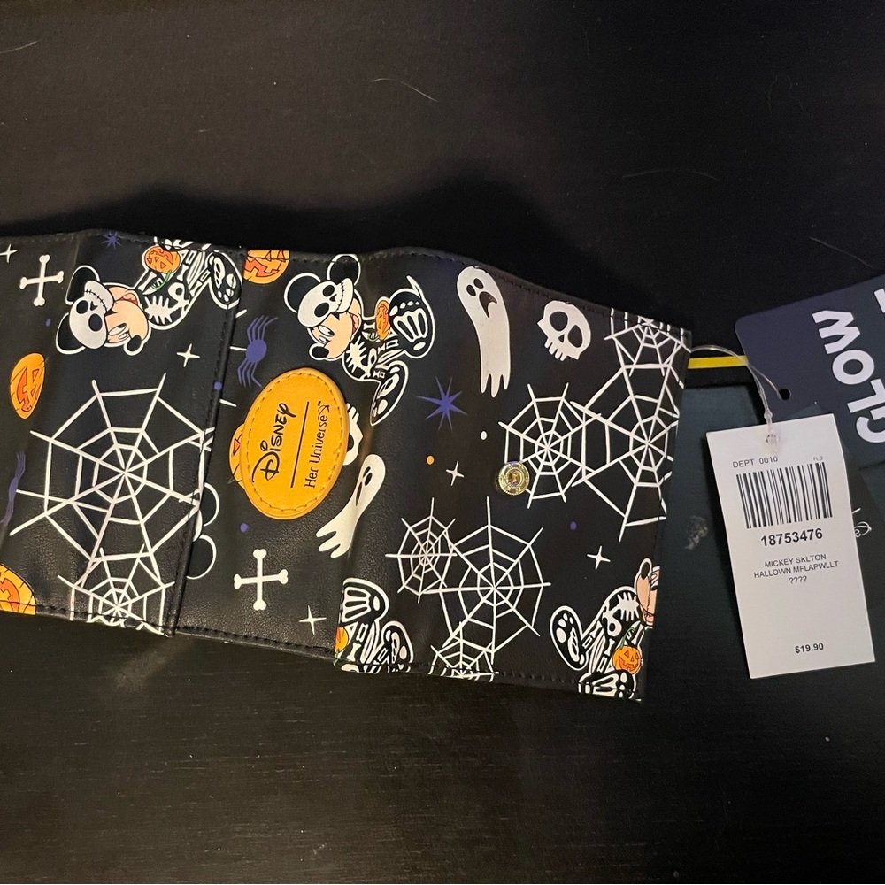 Mickey Halloween Trifold Wallet